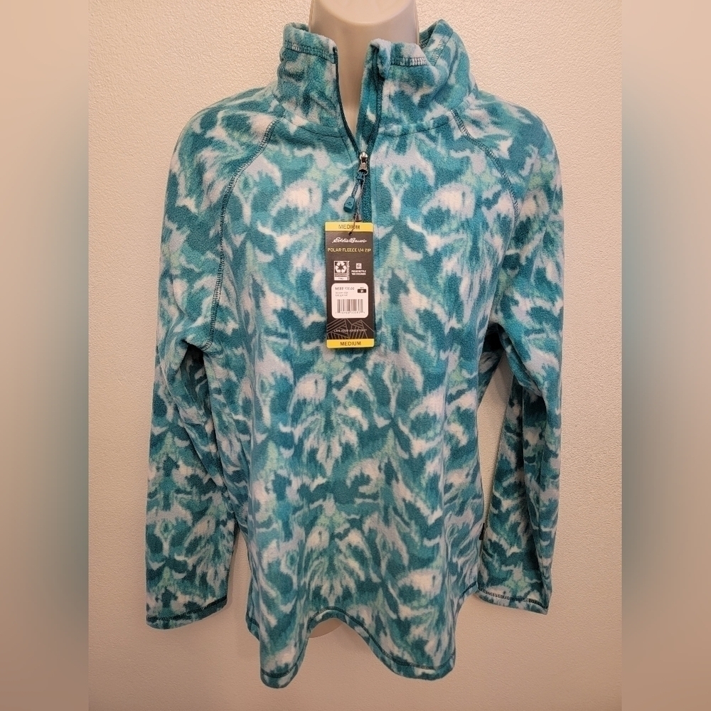 NWT Eddie Bauer Ladies Polar Fleece Top - Picture 2 of 4